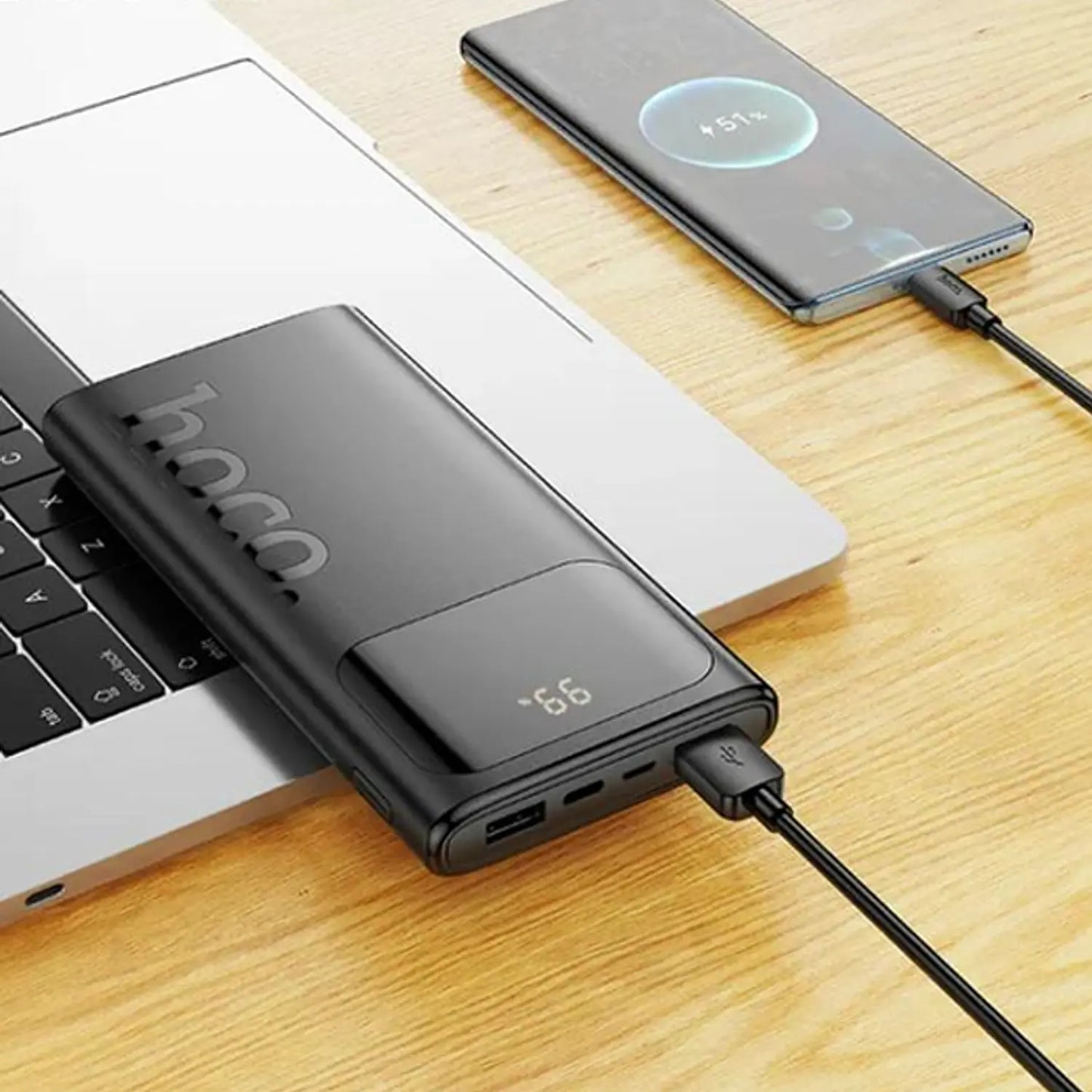 Powerbank Hoco J144 Hymn 15000mAh Negro